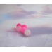 Ronde 8 - Agate de Feu givrée Fuchsia (10 pces)